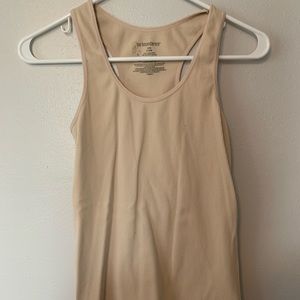 Nude spandex tank